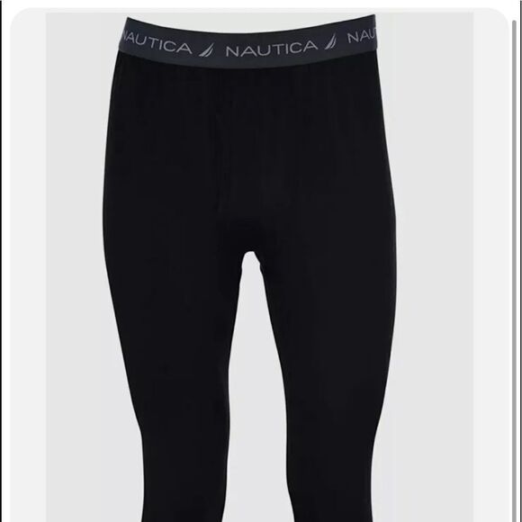 🔥Nautica Mens 3/4 Compression Pants Dry Cool Sports Baselayer Running Workout - Picture 1 of 3
